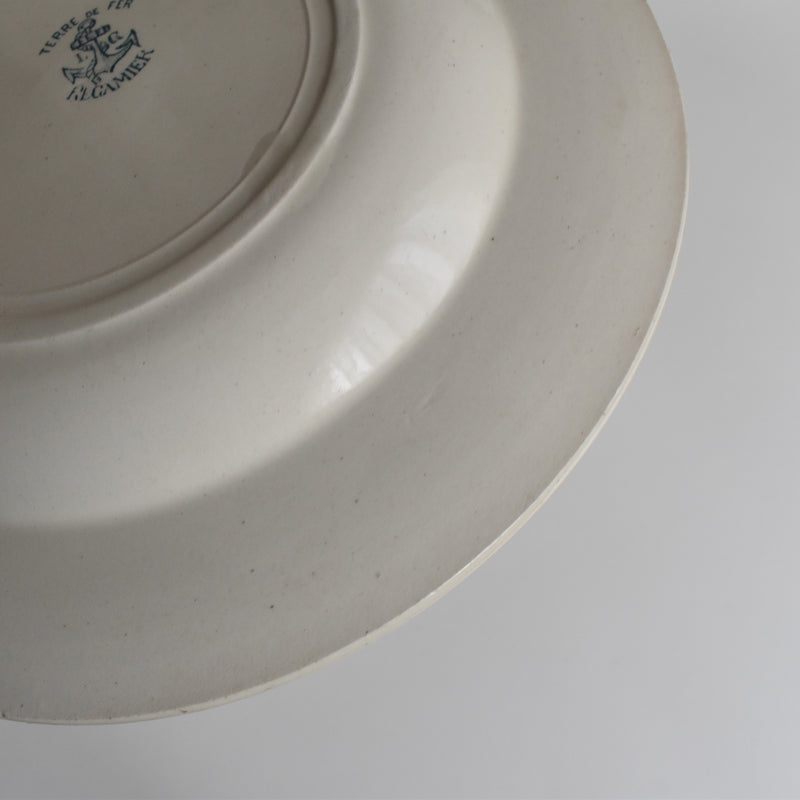 Antique Deep Plate L&G Clairefontaine Récamier (A)