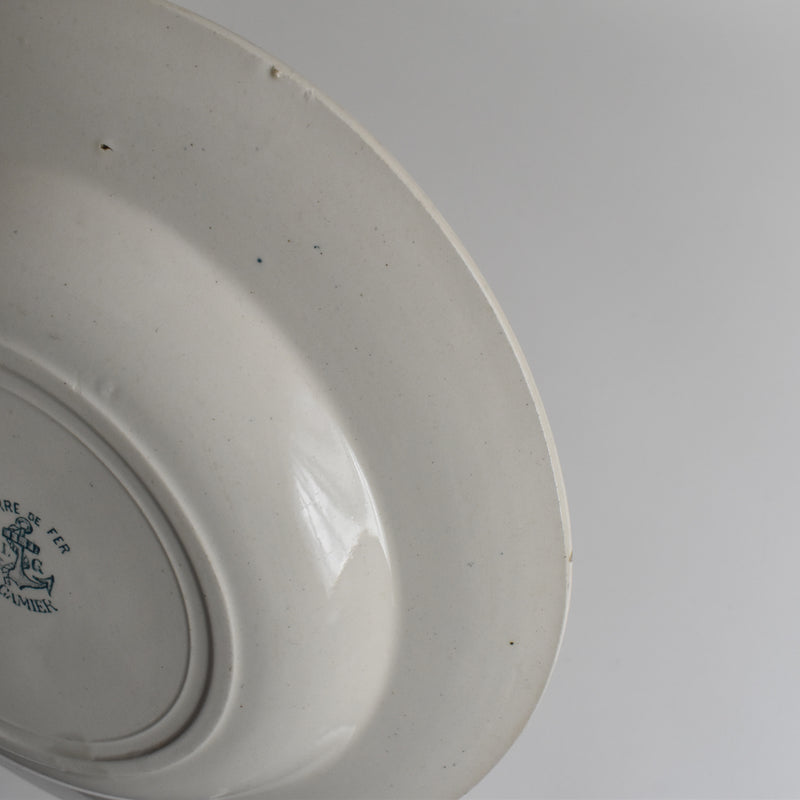 Antique Deep Plate L&G Clairefontaine Récamier (A)