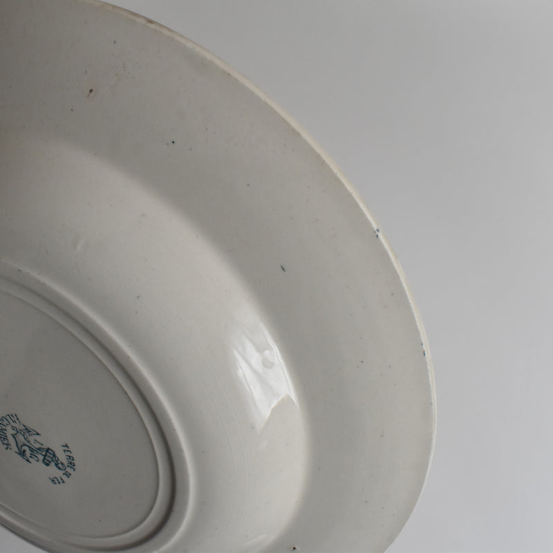 Antique Deep Plate L&G Clairefontaine Récamier (A)