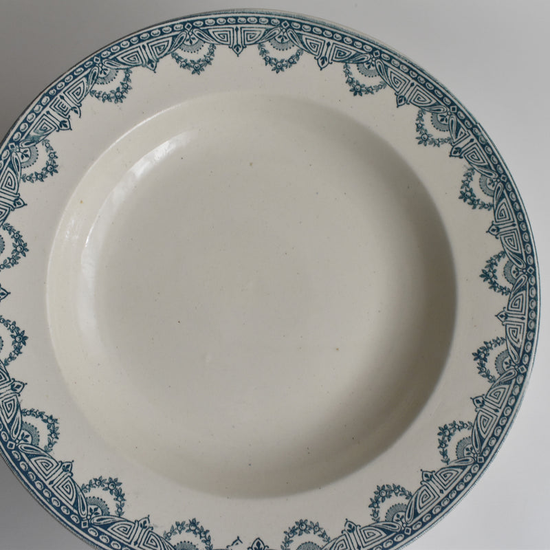 Antique Deep Plate L&G Clairefontaine Récamier (A)