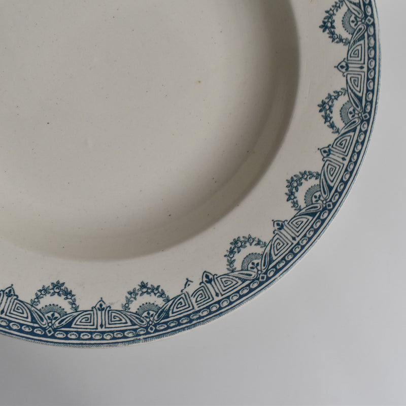 Antique Deep Plate L&G Clairefontaine Récamier (A)