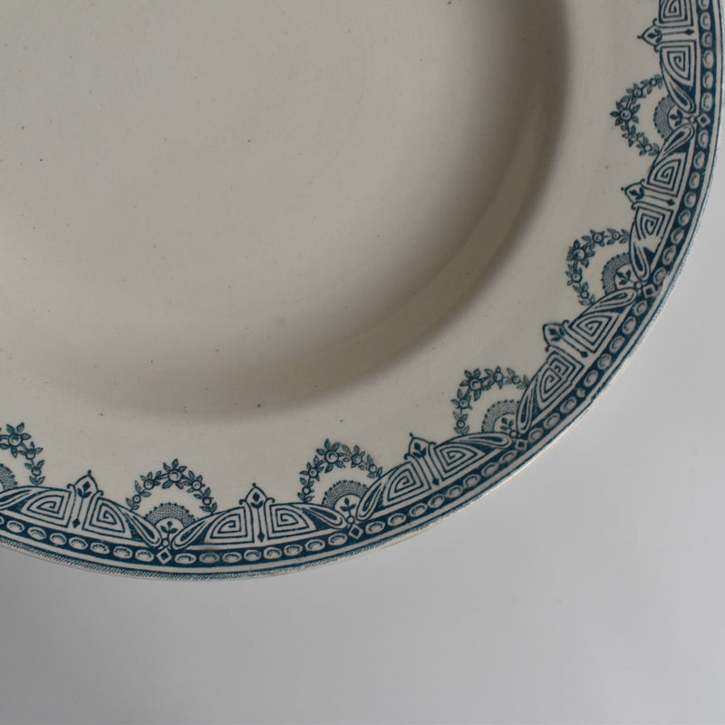 Antique Deep Plate L&G Clairefontaine Récamier B