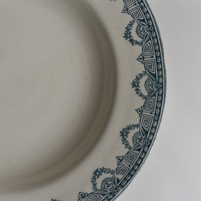 Antique Deep Plate L&G Clairefontaine Récamier B