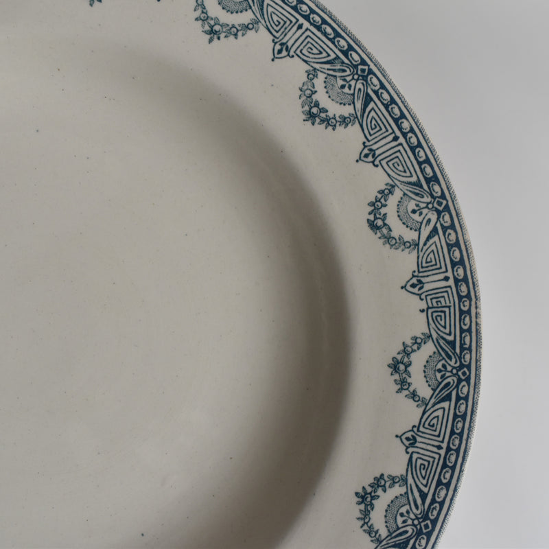 Antique Deep Plate L&G Clairefontaine Récamier B