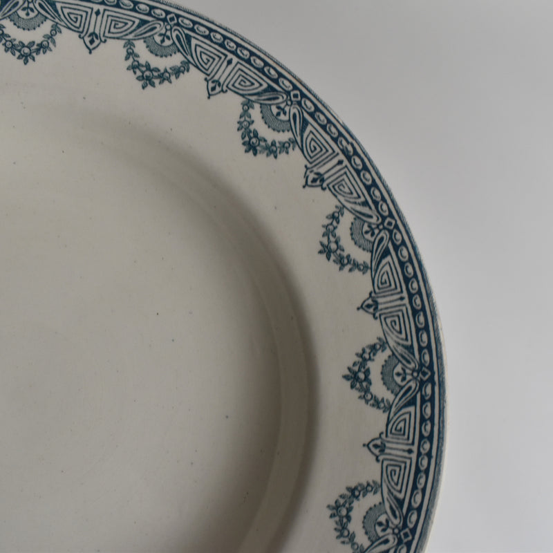 Antique Deep Plate L&G Clairefontaine Récamier B