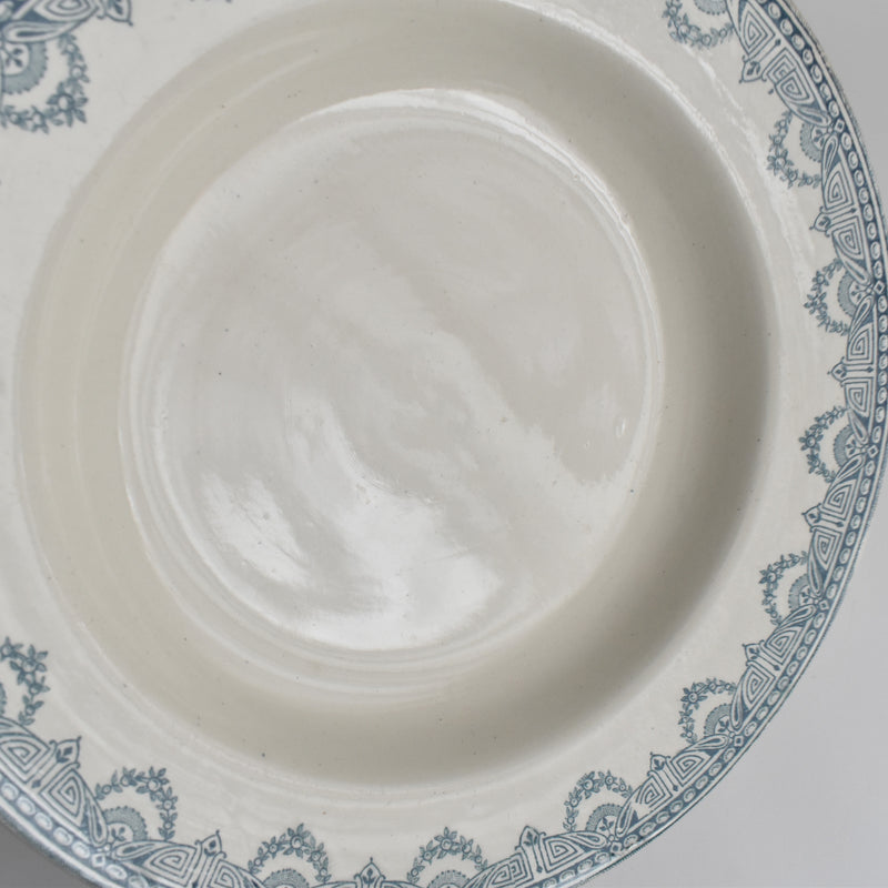 Antique Deep Plate L&G Clairefontaine Récamier B