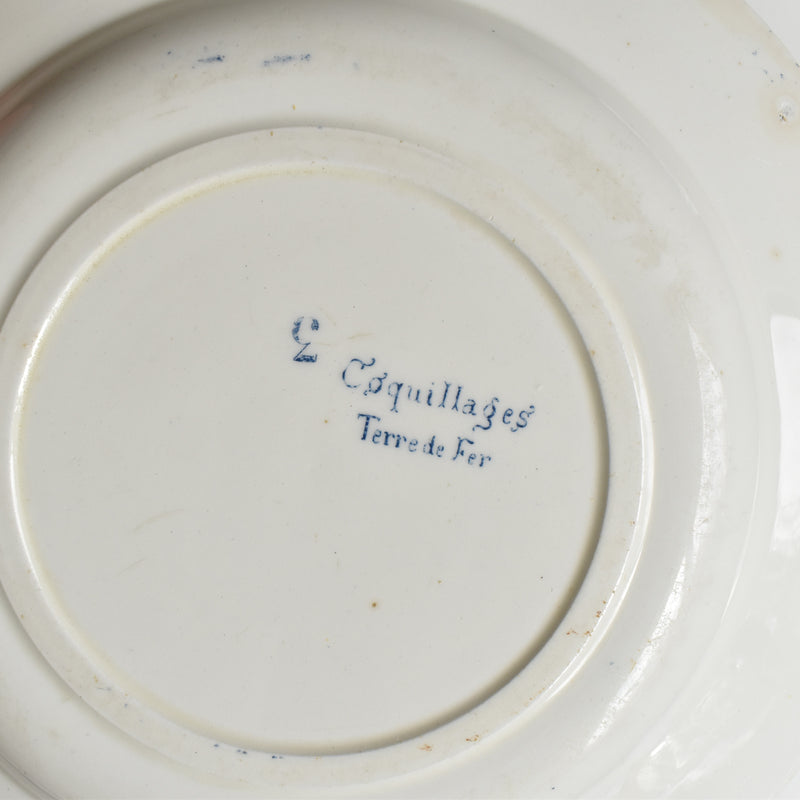 Antique Deep Plate - Terre de Fer Coquillages