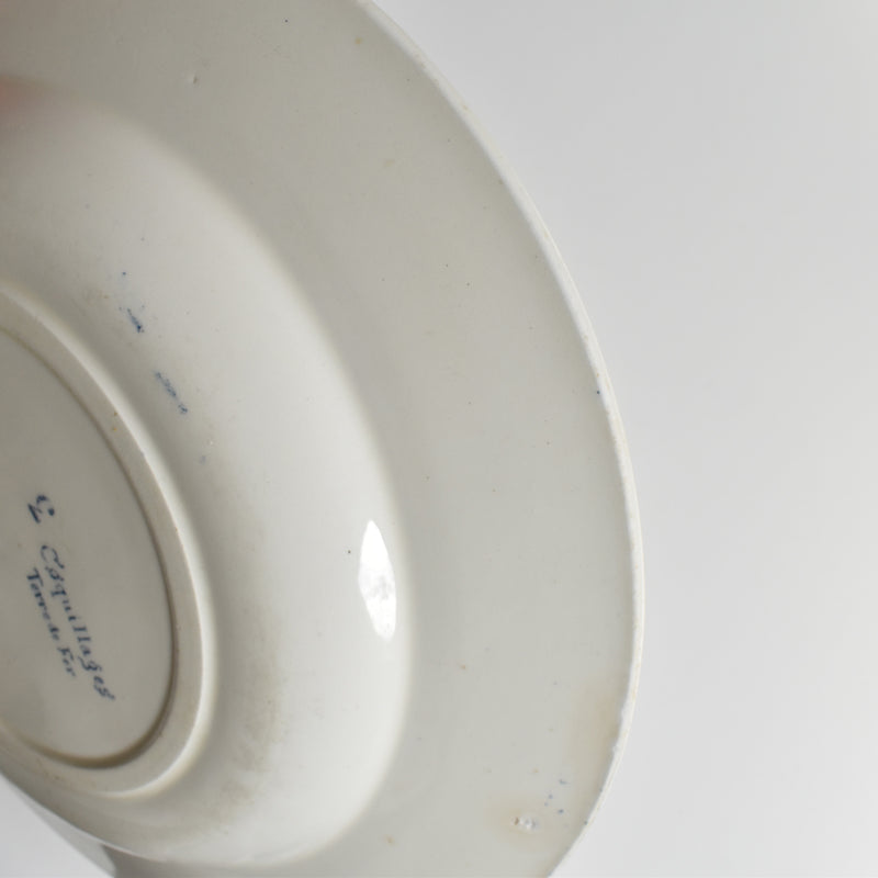 Antique Deep Plate - Terre de Fer Coquillages