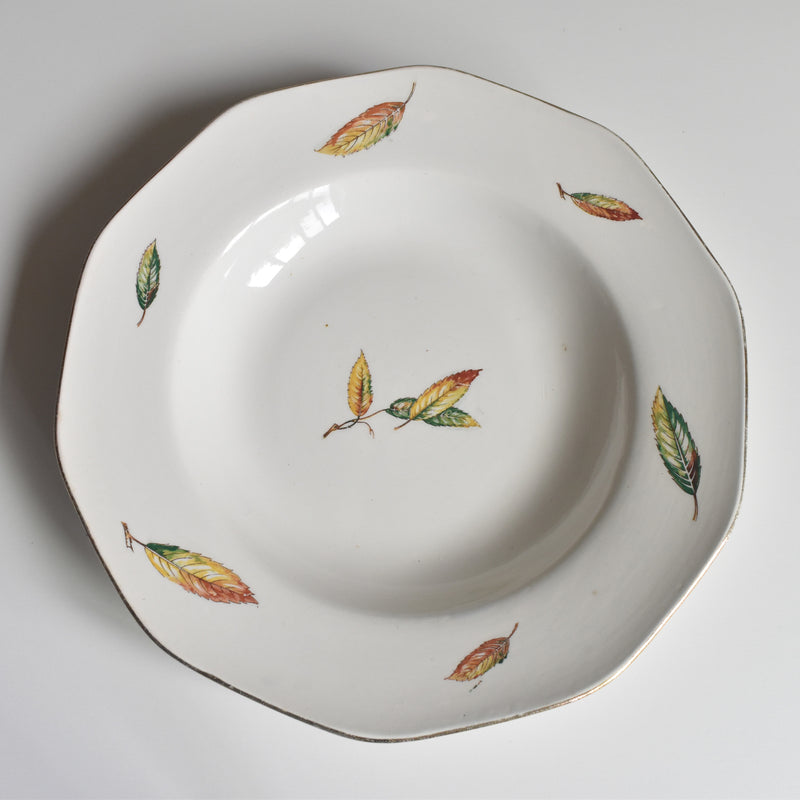 Vintage Deep Plate Digoin & Sarreguemines Nemours G
