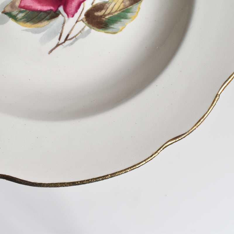 Vintage Deep Plate Gien Chambord