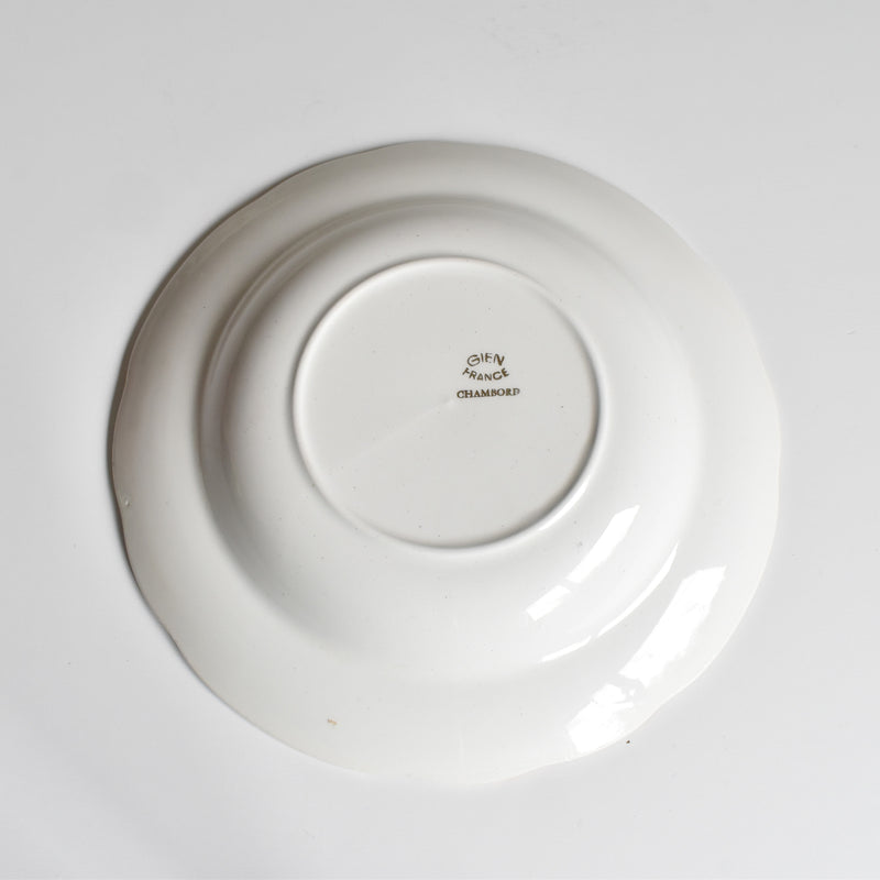 Vintage Deep Plate Gien Chambord