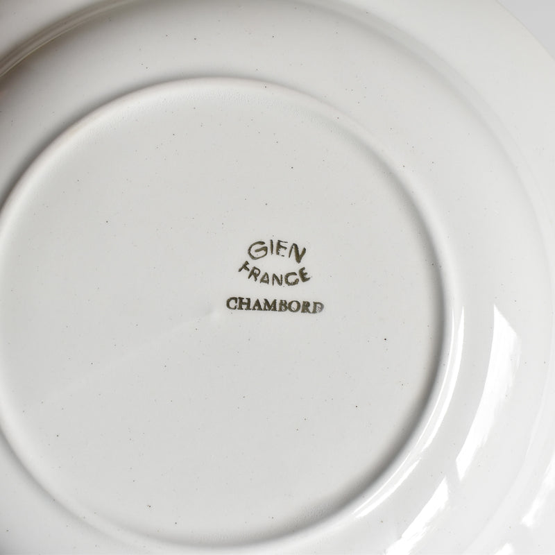Vintage Deep Plate Gien Chambord