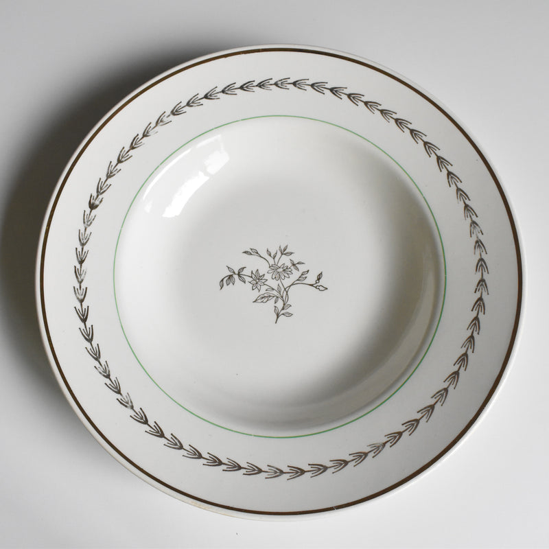 Vintage Deep Plate, Gien Colmar A