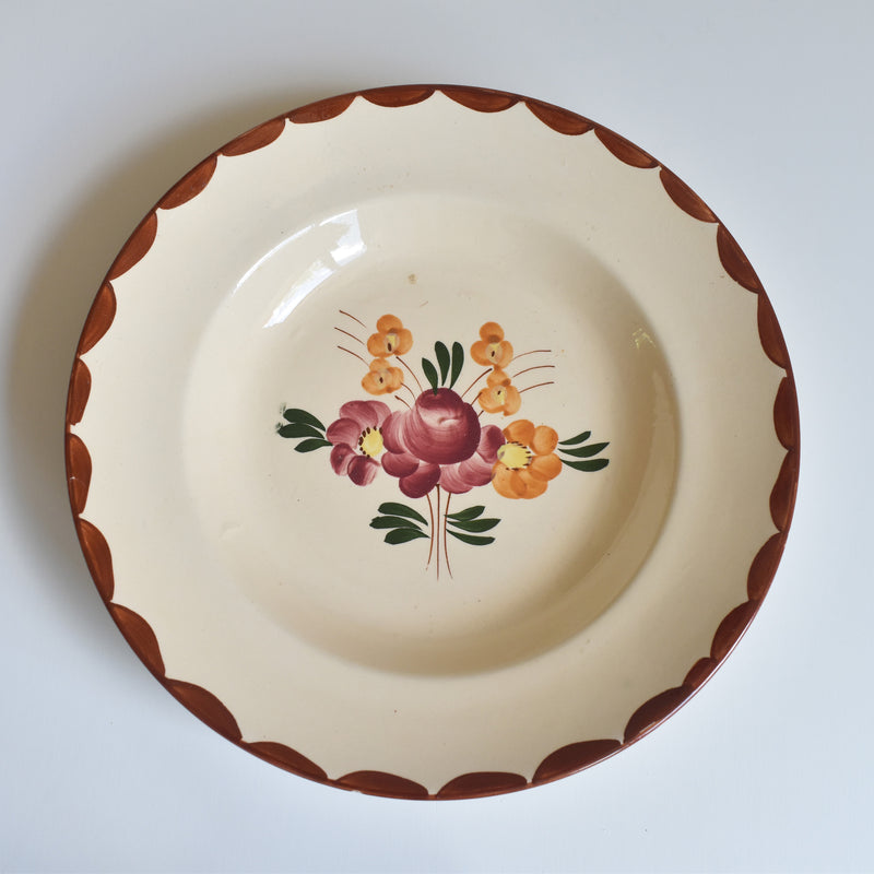 Vintage Deep Plate, Longchamp, Agen C