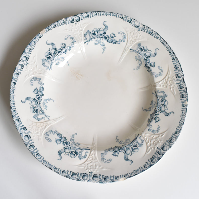 Antique Deep Plate, Ron Ui Muguet (Lily of the Valley)