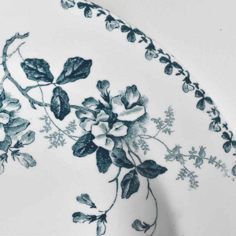 Antique Deep Plate, Saint-Amand Acacia A
