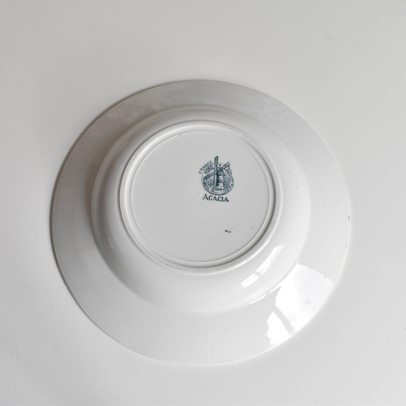 Antique Deep Plate, Saint-Amand Acacia A