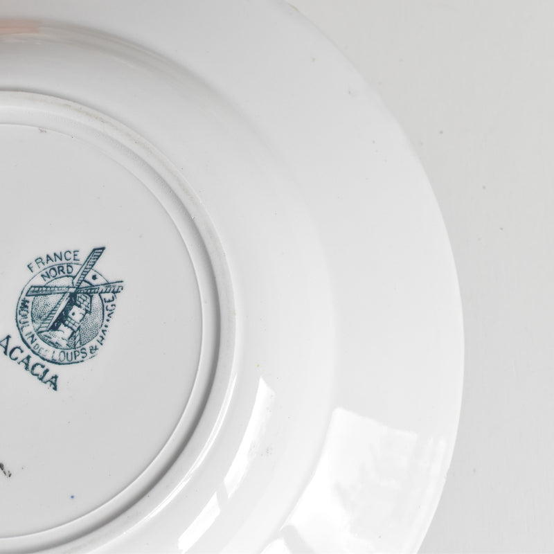 Antique Deep Plate, Saint-Amand Acacia A