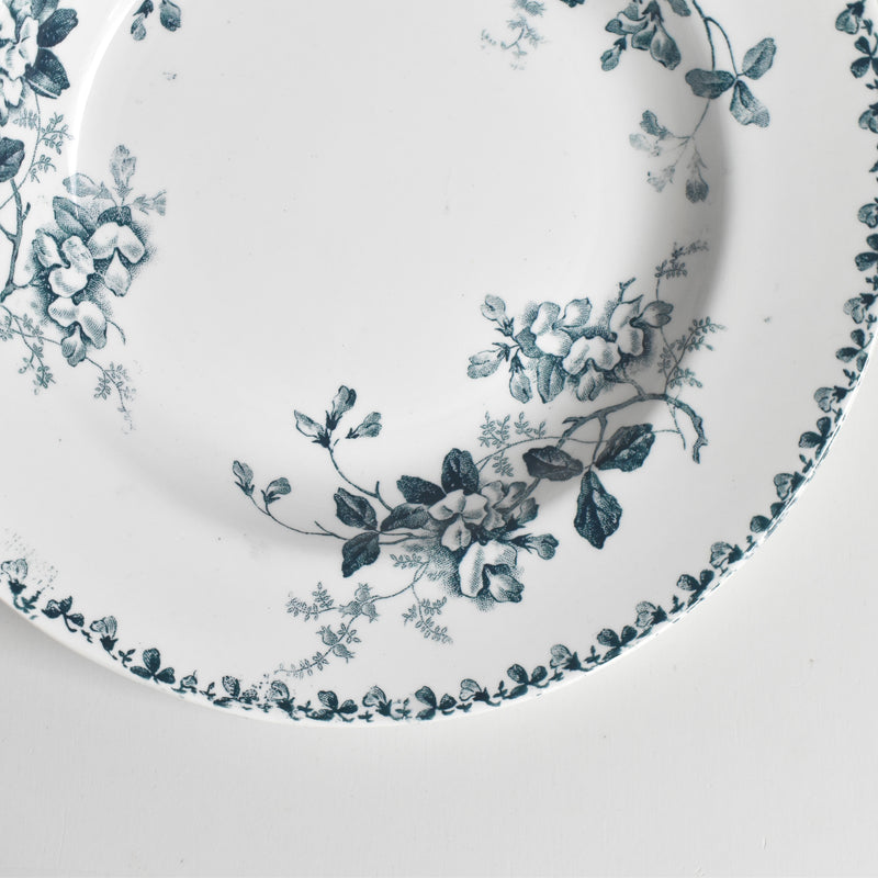 Antique Deep Plate, Saint-Amand Acacia A