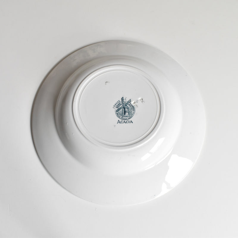 Antique Deep Plate, Saint-Amand Acacia B