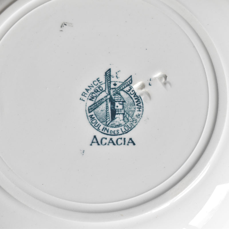 Antique Deep Plate, Saint-Amand Acacia B
