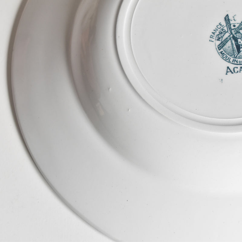 Antique Deep Plate, Saint-Amand Acacia B