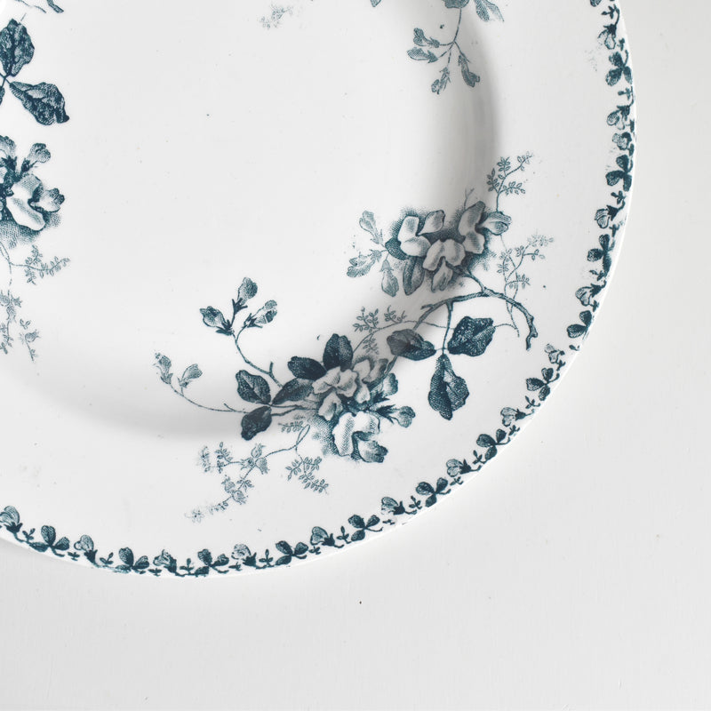 Antique Deep Plate, Saint-Amand Acacia B