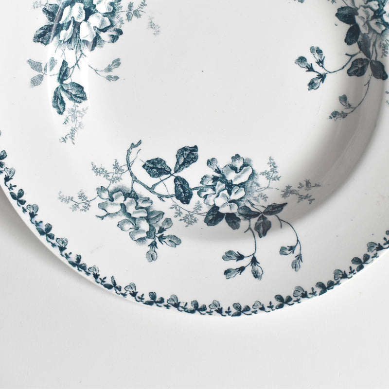 Antique Deep Plate, Saint-Amand Acacia B