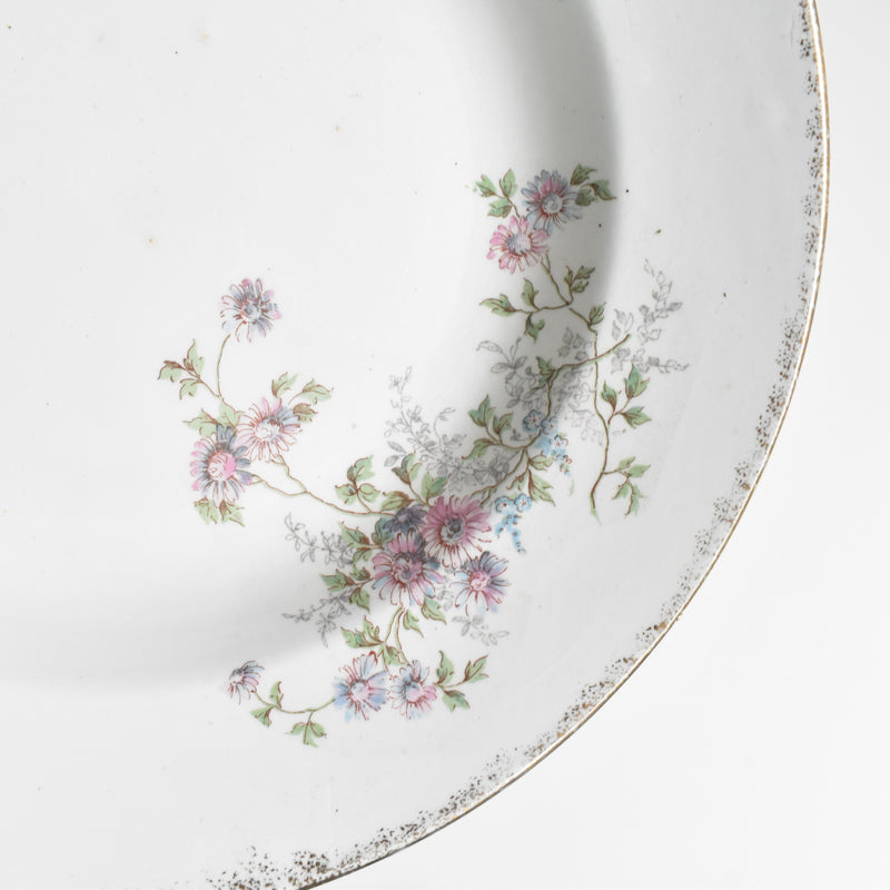 Antique deep plate, Saint-Amand, Hamage Nord