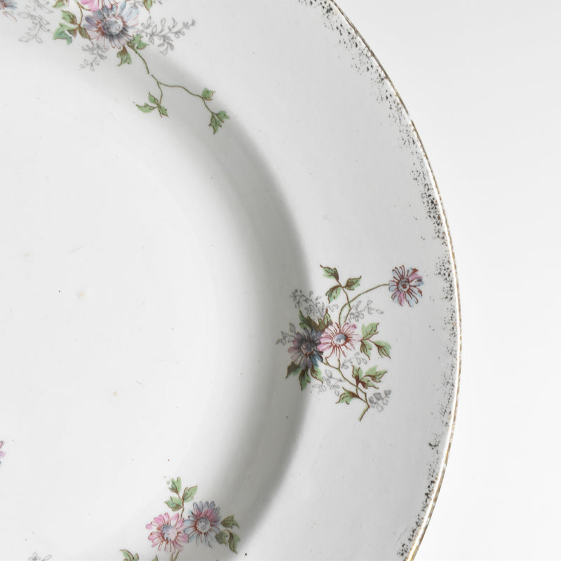 Antique deep plate, Saint-Amand, Hamage Nord