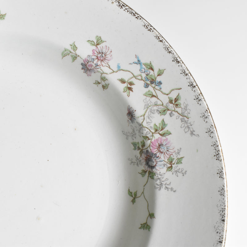 Antique deep plate, Saint-Amand, Hamage Nord