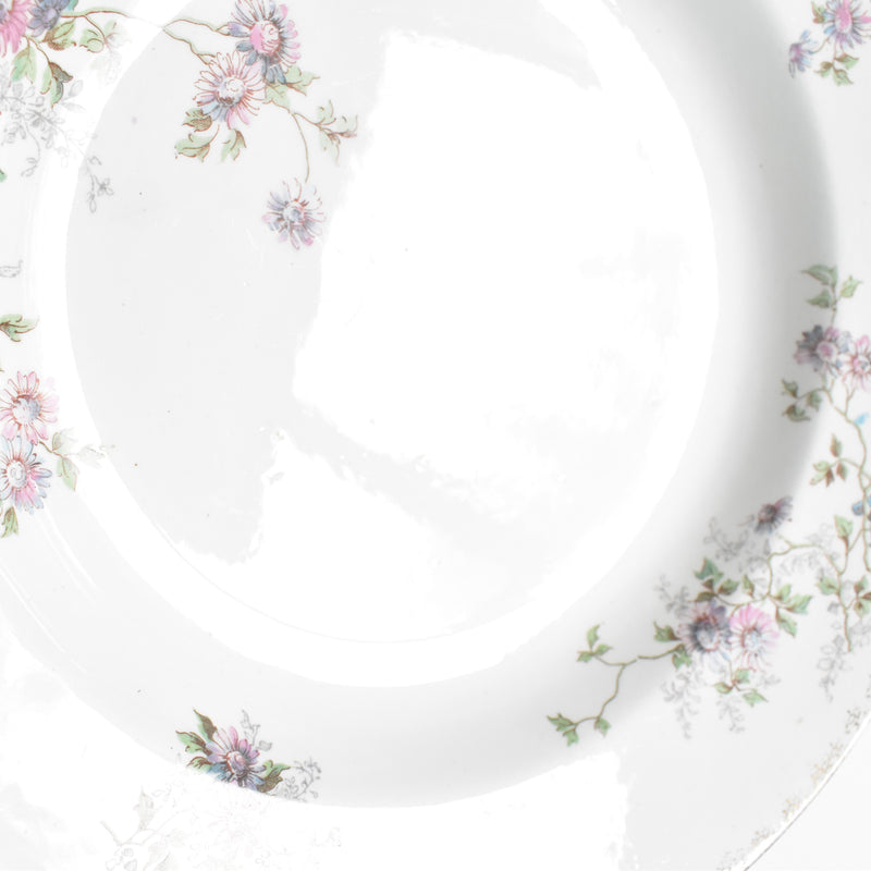 Antique deep plate, Saint-Amand, Hamage Nord