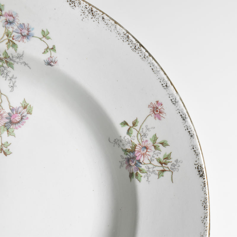 Antique deep plate, Saint-Amand, Hamage Nord