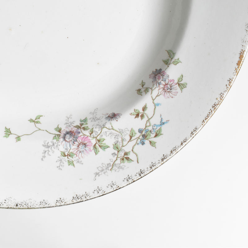 Antique deep plate, Saint-Amand, Hamage Nord