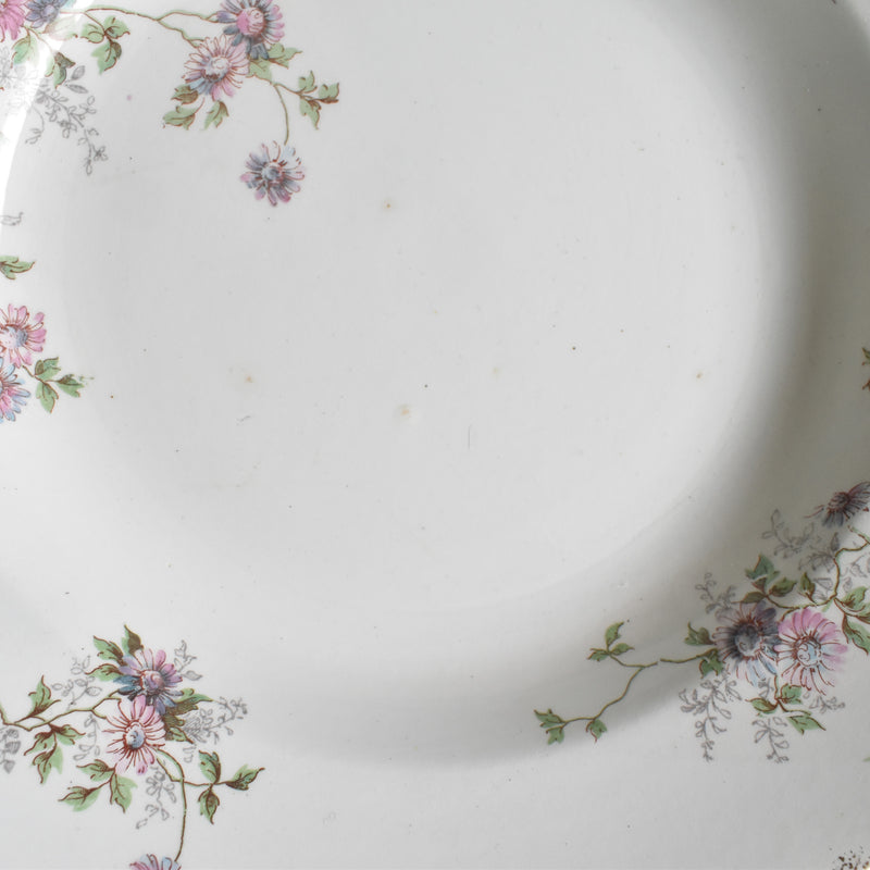 Antique deep plate, Saint-Amand, Hamage Nord