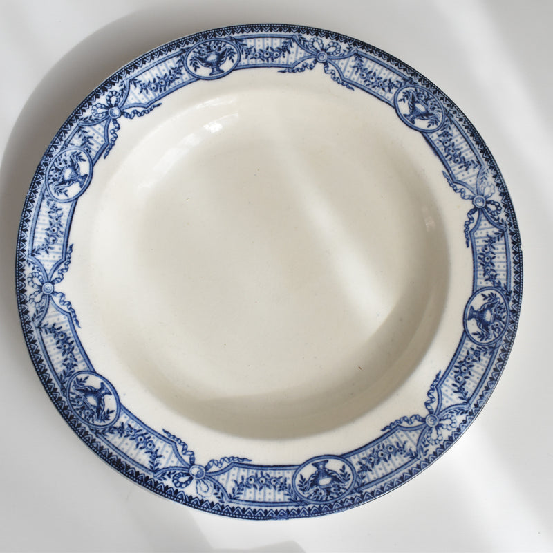 Antique Deep Dish Salad Plate Directoire A