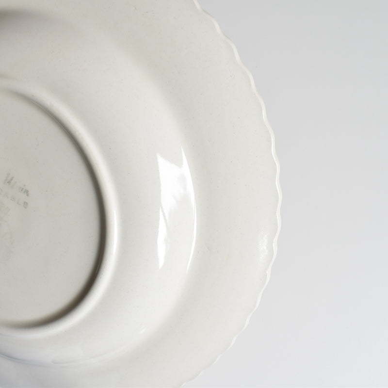 Vintage Deep Plate Saran Ribbon B