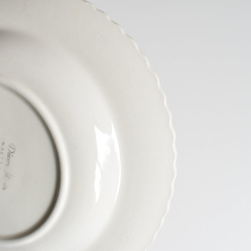 Vintage Deep Plate Saran Ribbon B