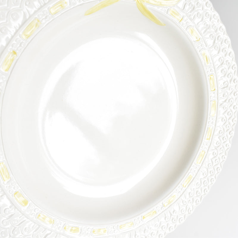 Vintage Deep Dish Saran Ribbon C