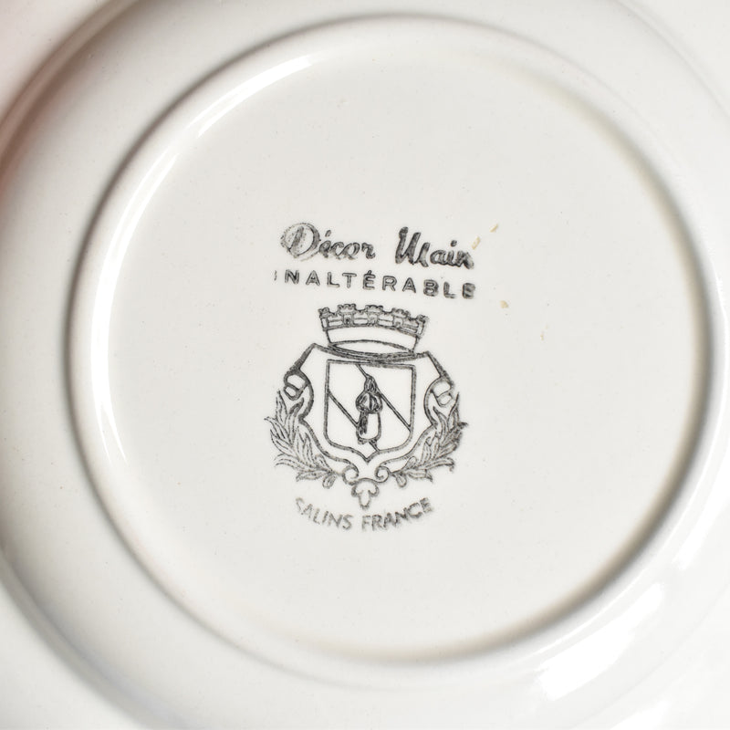 Vintage Deep Dish Saran Ribbon C