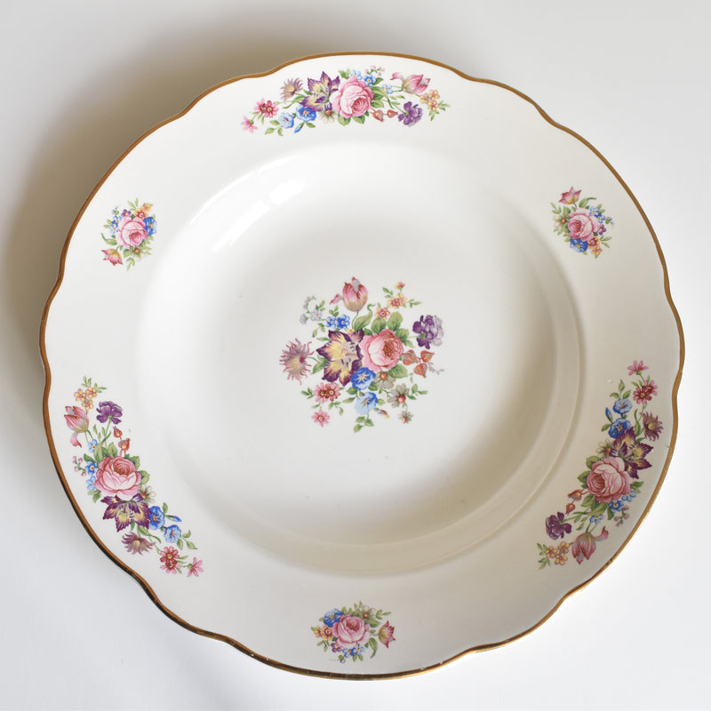 Vintage Deep Plate, Digoin & Sarreguemines Colbert A