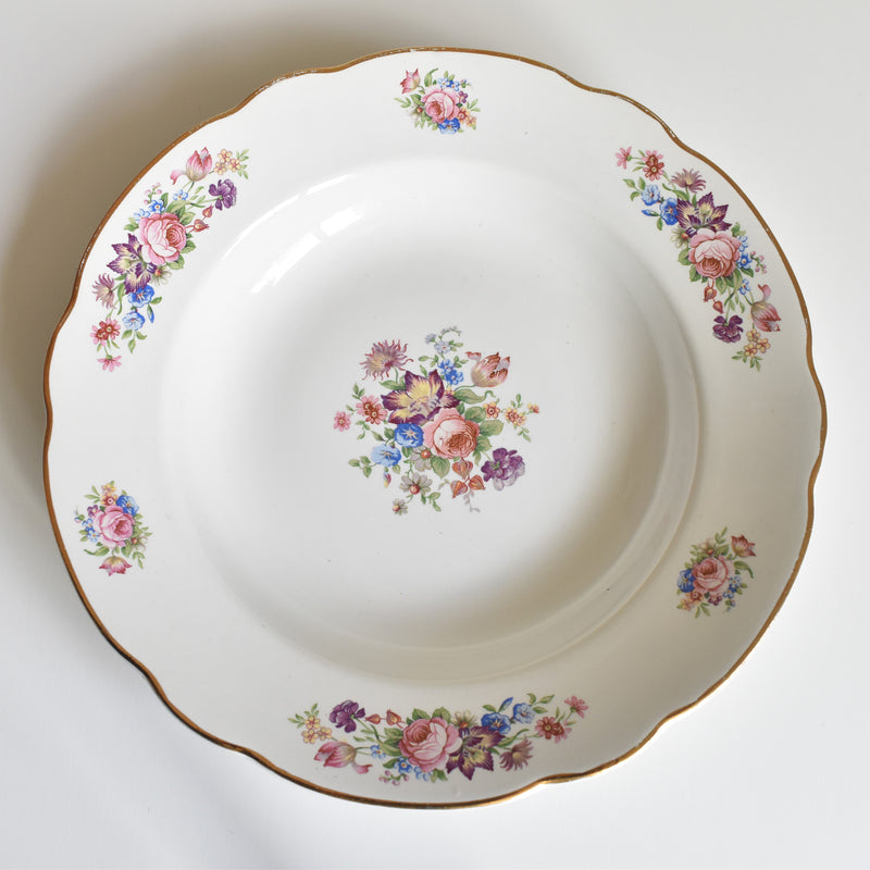 Vintage Deep Plate, Digoin & Sarreguemines Colbert B
