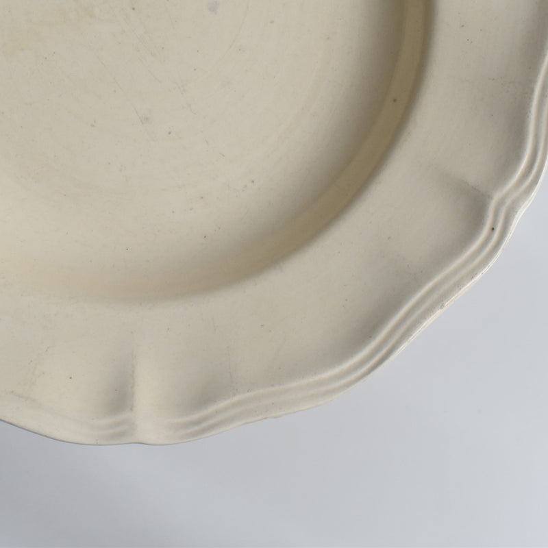 Vintage Deep Plate: Digoin & Sarreguemines, Floral Rim