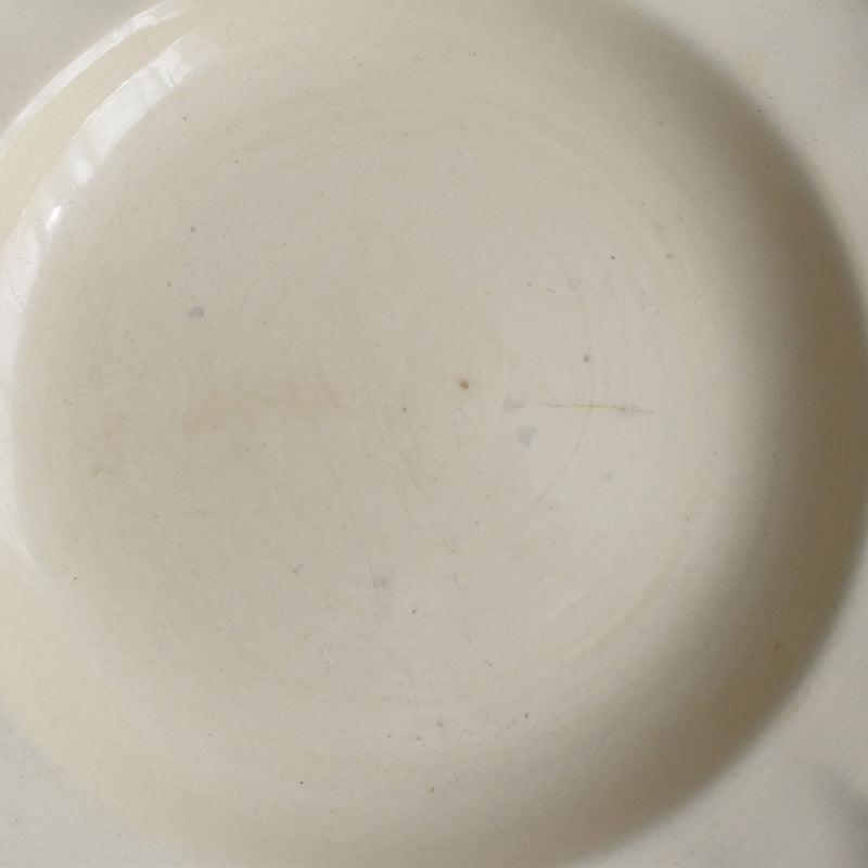 Vintage Deep Plate: Digoin & Sarreguemines, Floral Rim