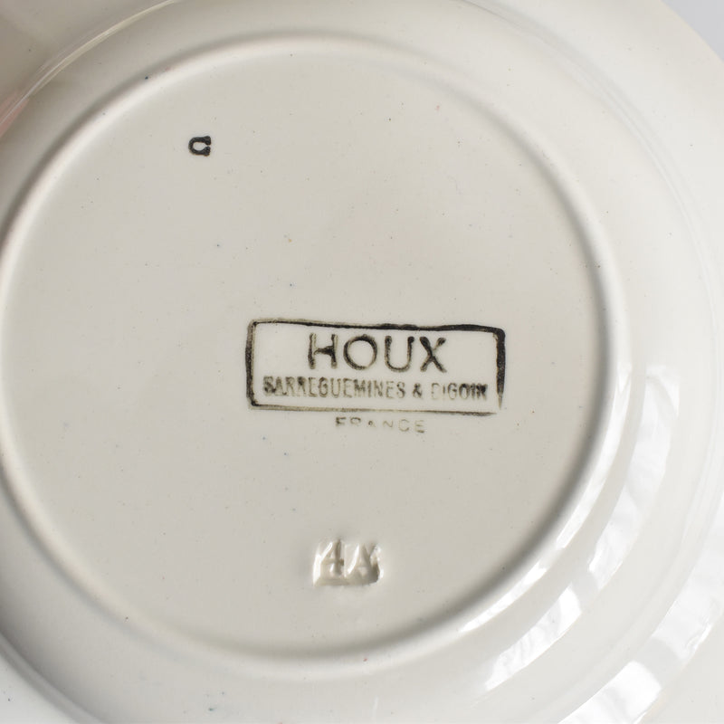 Vintage Deep Dish Digoin & Sarreguemines HOUX (Holly) A