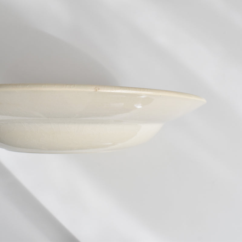 Vintage Deep Plate, Digoin & Sarreguemines "HOUX" (Holly) F