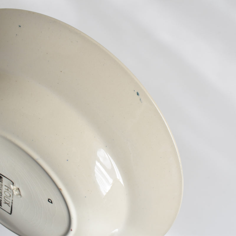 Vintage Deep Plate Digoin & Sarreguemines HOUX (Holly) H