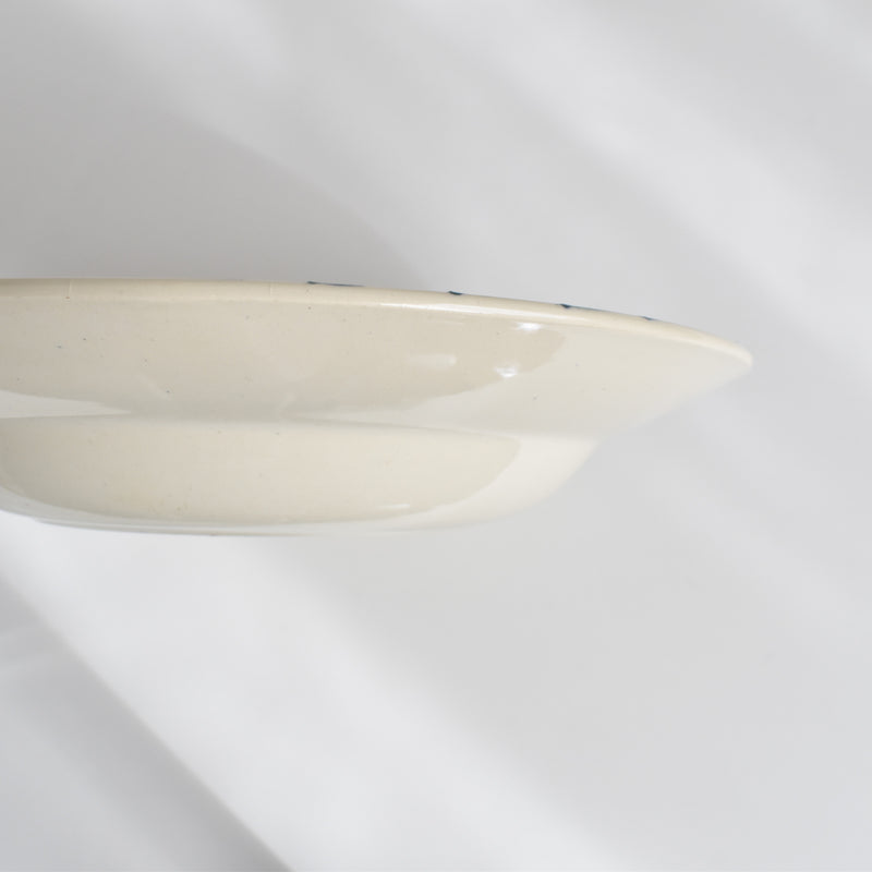 Vintage Deep Plate Digoin & Sarreguemines HOUX (Holly) H