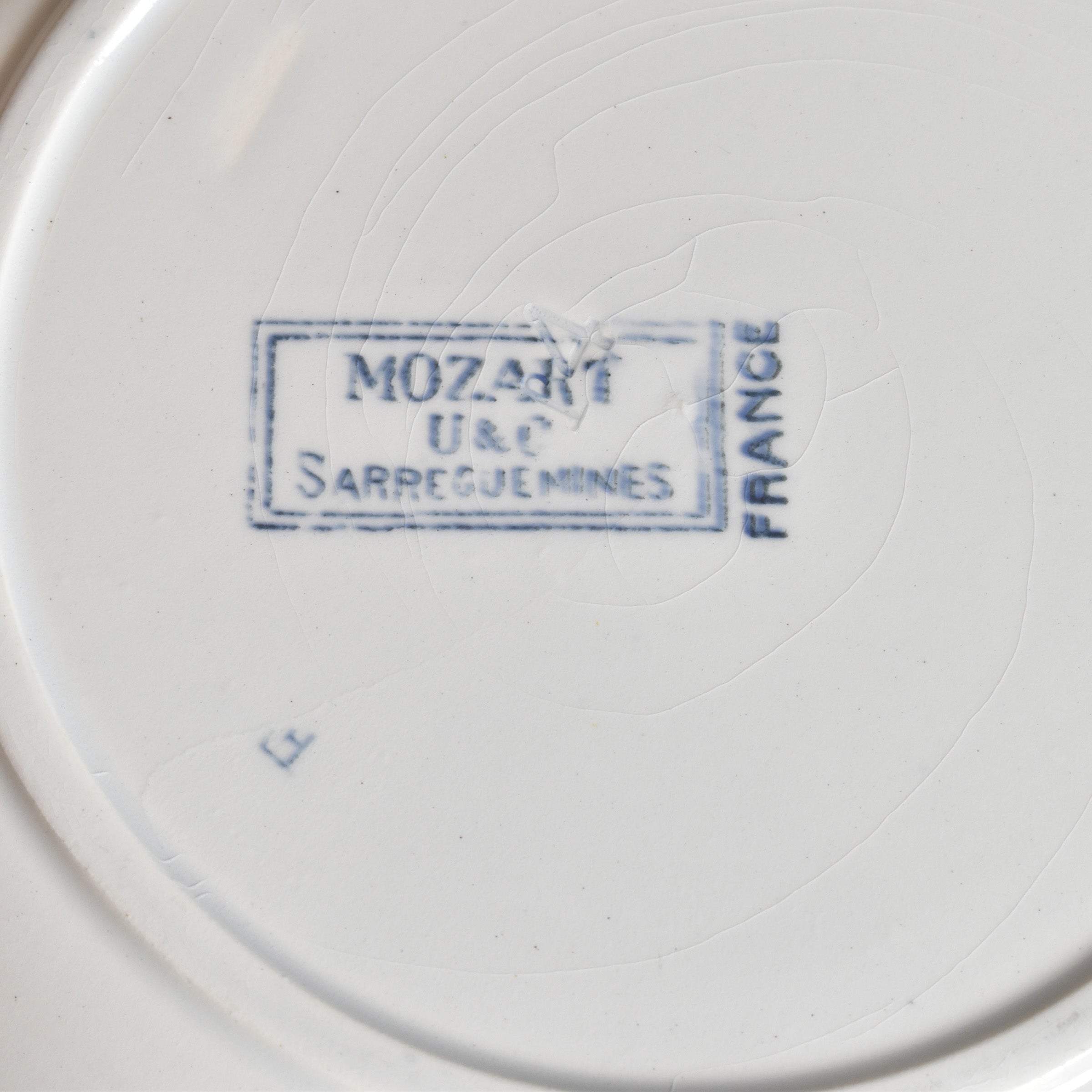 アンティーク深皿 U&Cサルグミンヌ Mozart (モーツァルト）C — Loane