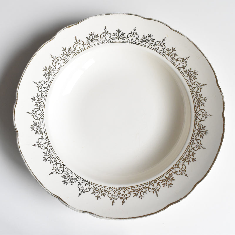 Vintage Deep Plate Villeroy & Boch 7206 Gold D